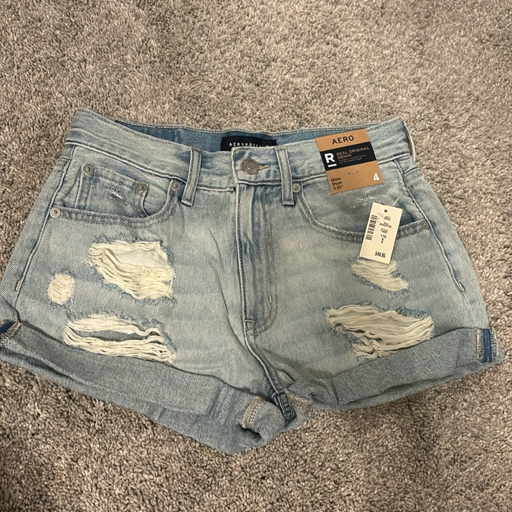 aeropostale mom short size 4